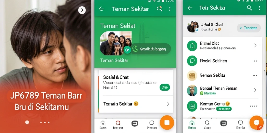 Antarmuka pengguna JP6789 yang menarik dan ramah.