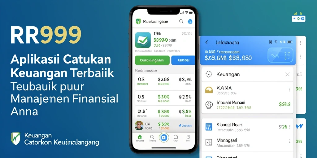 Antarmuka utama RR999 menampilkan catatan keuangan pengguna secara jelas.